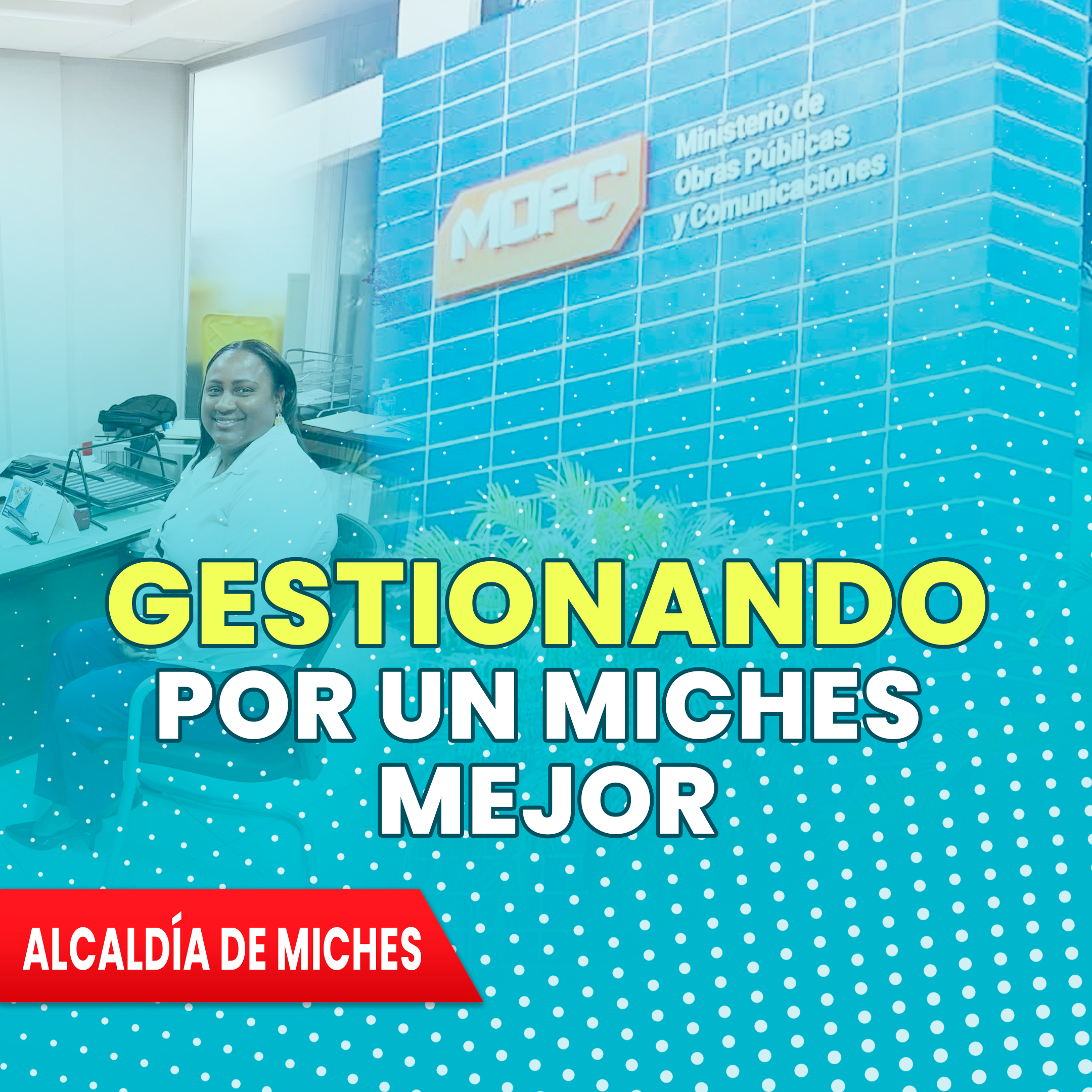 ALCALDESA VISITA OBRAS PÚBLICAS